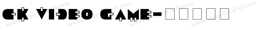 CK Video Game字体转换